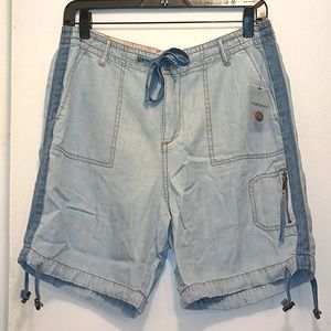 MARRAKESH LIGHT BLUE CONVERTIBLE DENIM SHORTS